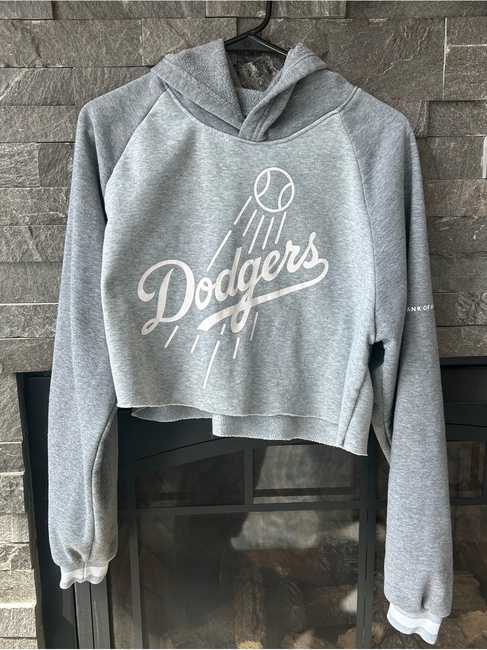 MLB Dodgers Cropped Hoodie